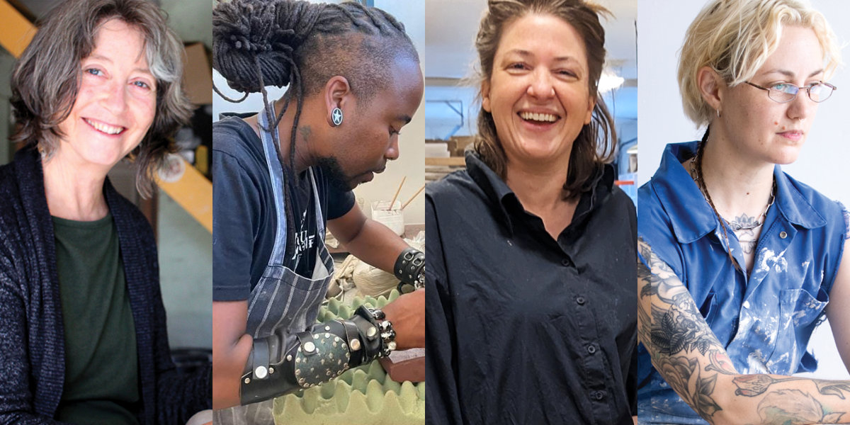 Left to right: Lissa Claassens, Sandile Brian Cele, Marie-Joëlle Turgeon, Etty Anderson.